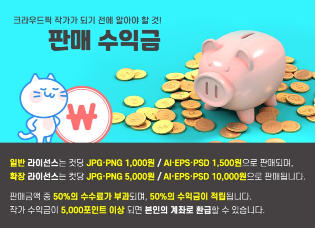 크라우드픽 판매수익금